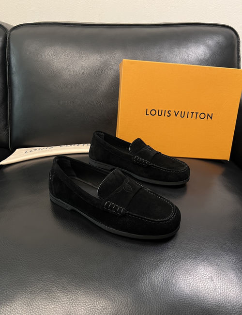 Louis Vuitton LV Premium Cowhide Shoes With Original Outsole