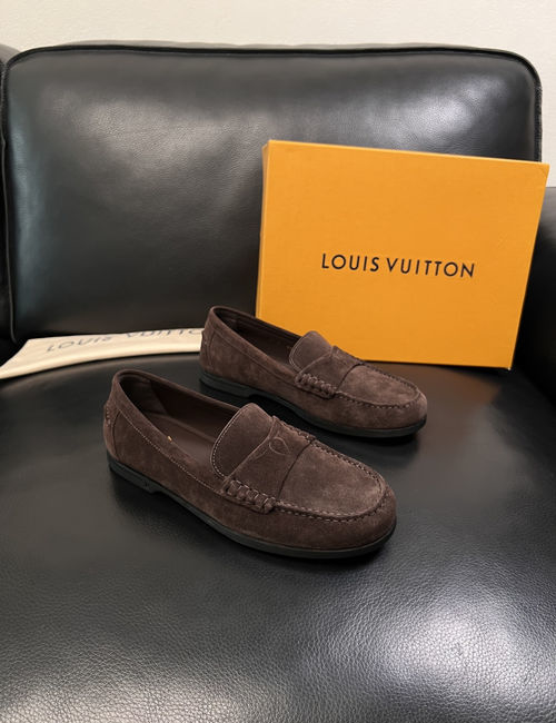 Louis Vuitton LV Premium Cowhide Shoes With Original Outsole