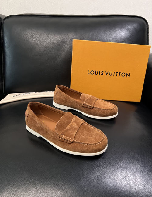 Louis Vuitton LV Premium Cowhide Shoes With Original Outsole