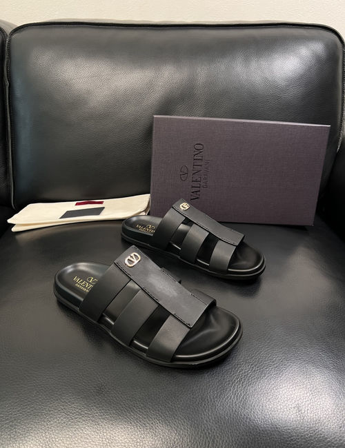 Valentino Suede Slippers With TPU Sole