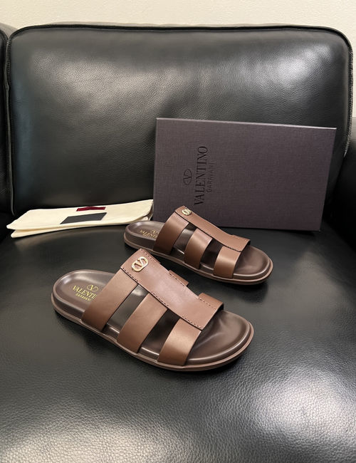 Valentino Suede Slippers With TPU Sole
