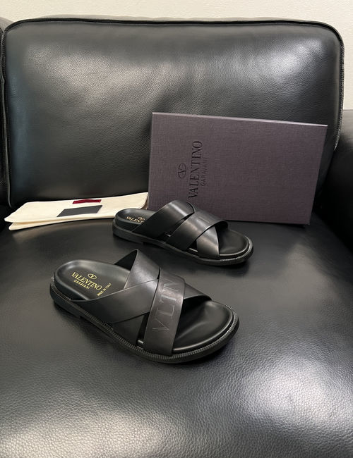 Valentino Suede Slippers With TPU Sole