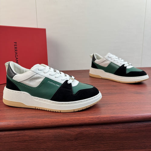 Ferragamo Calfskin Low-top Casual Shoes