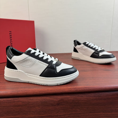 Ferragamo Calfskin Low-top Casual Shoes