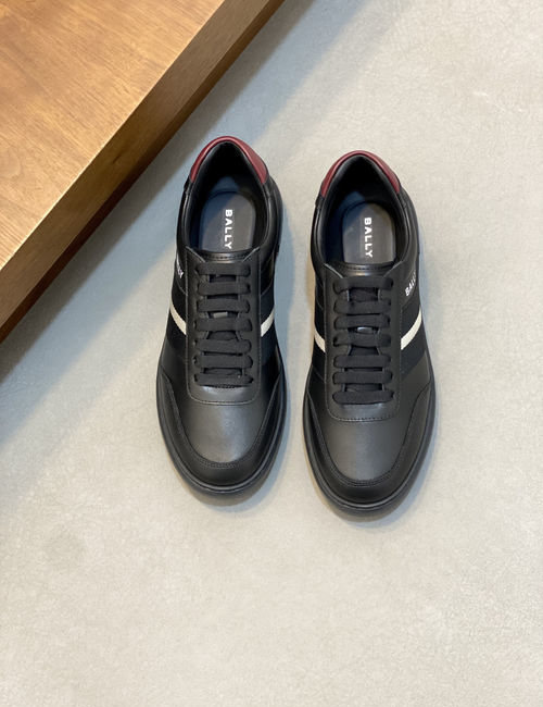 Bally Casual Leather Skate Shoes With Non-slip Sole
