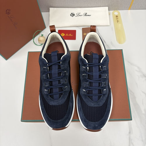Loro Piana LP Week End Walk Mesh Casual Sneakers