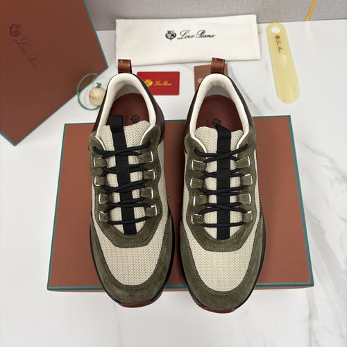Loro Piana LP Week End Walk Mesh Casual Sneakers