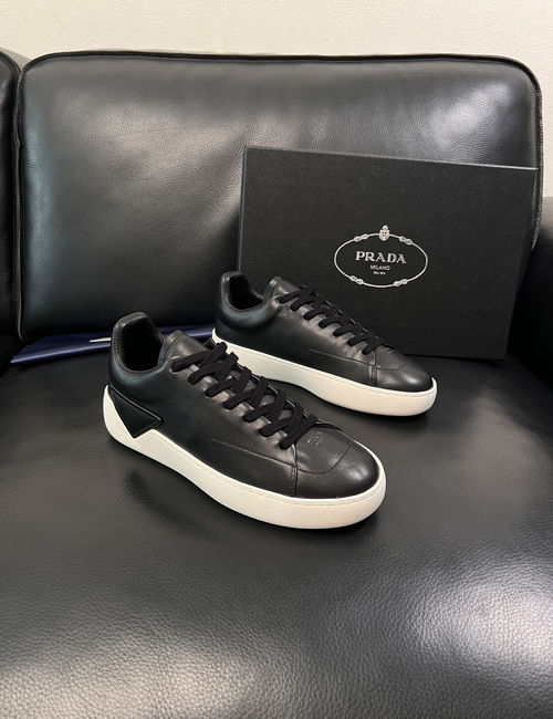 Prada Premium Cowhide Casual Sneakers