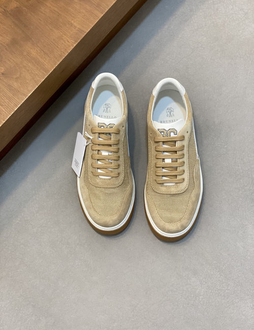 Brunello Cucinelli BC Cashmere Suede Upper Breathable Shoes