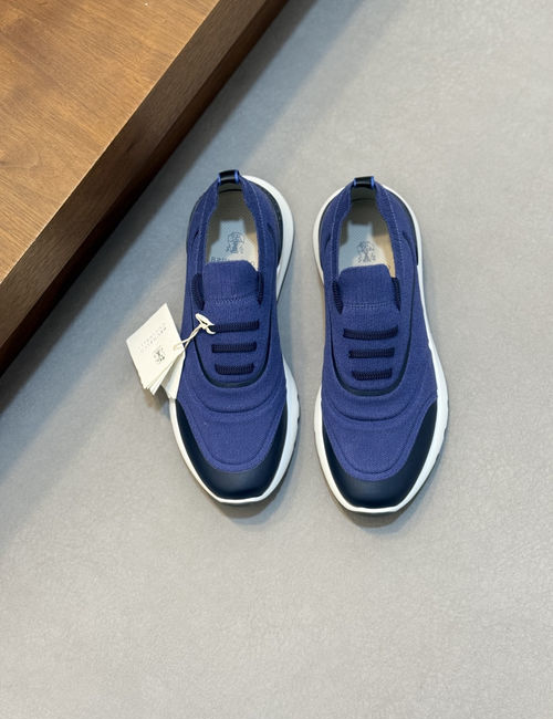 Brunello Cucinelli BC Cashmere Flyknit Breathable Sneakers