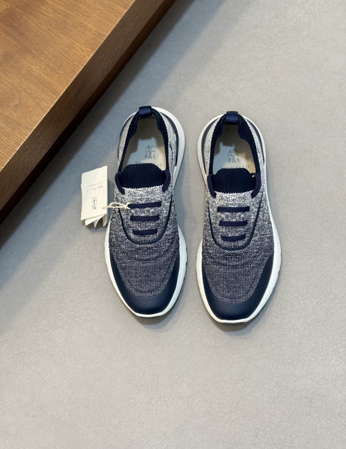 Brunello Cucinelli BC Cashmere Flyknit Breathable Sneakers