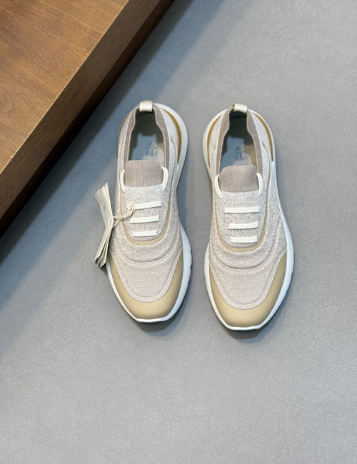 Brunello Cucinelli BC Cashmere Flyknit Breathable Sneakers