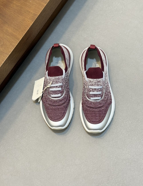 Brunello Cucinelli BC Cashmere Flyknit Breathable Sneakers