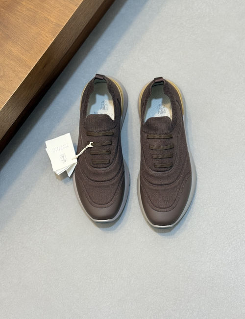 Brunello Cucinelli BC Cashmere Flyknit Breathable Sneakers