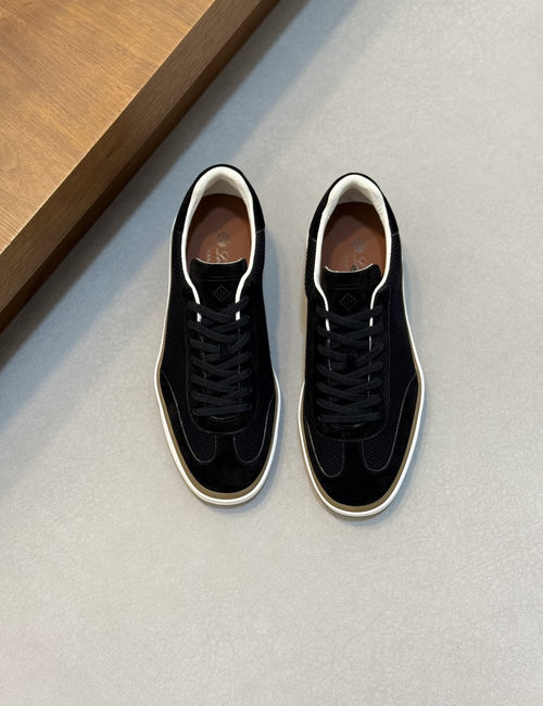Loro Piana LP Modern Week End Walk Sneakers With Wool Upper