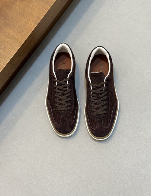Loro Piana LP Modern Week End Walk Sneakers With Wool Upper