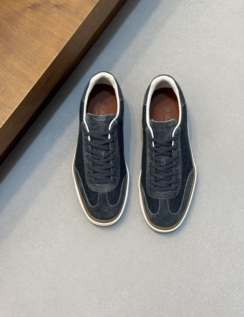 Loro Piana LP Modern Week End Walk Sneakers With Wool Upper