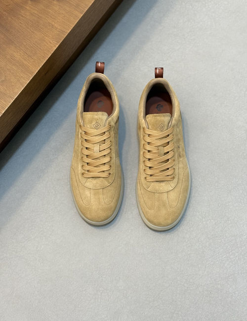 Loro Piana LP Soho Walk Casual Shoes With Double-Color Knit Trim