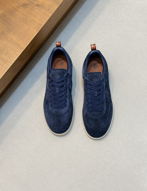 Loro Piana LP Soho Walk Casual Shoes With Double-Color Knit Trim