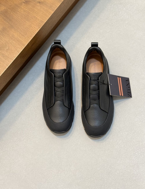Zegna Triple Stitch Monte Low-top Casual Shoes