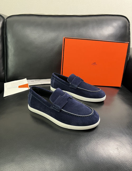 Hermes Premium Leather Casual Footwear
