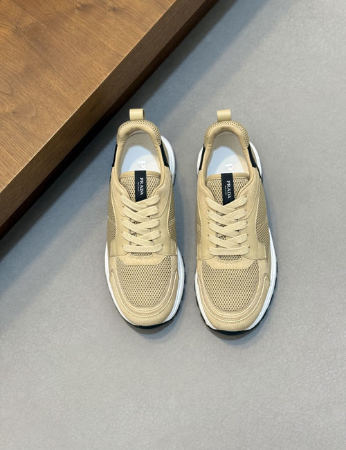 Prada Montecarlo Re-Edition Suede Mesh Sneakers