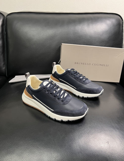Brunello Cucinelli BC High-Quality Leather Shoes With Breathable Design