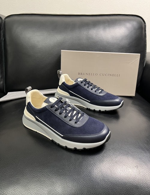 Brunello Cucinelli BC High-Quality Leather Shoes With Breathable Design
