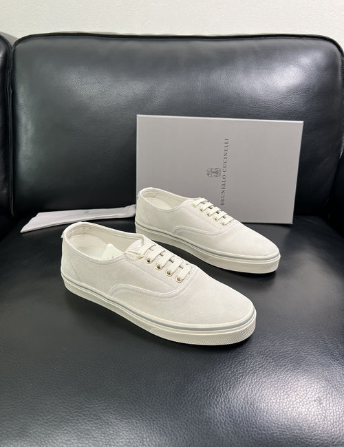 Brunello Cucinelli BC Stitched Cowhide Shoes With Original Sole
