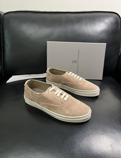 Brunello Cucinelli BC Stitched Cowhide Shoes With Original Sole
