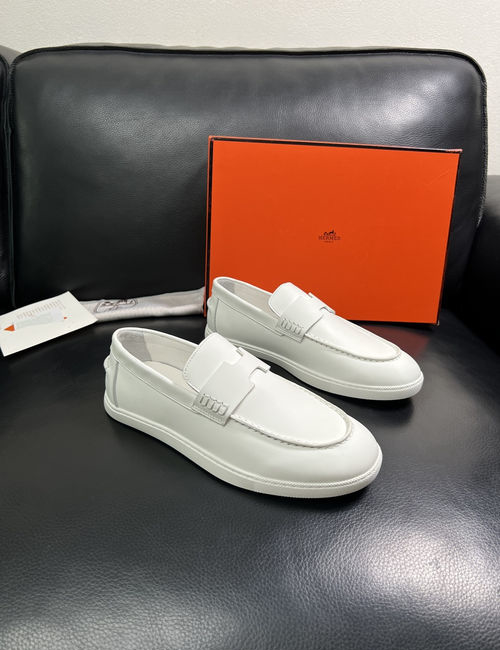 Hermes Premium Leather Casual Footwear