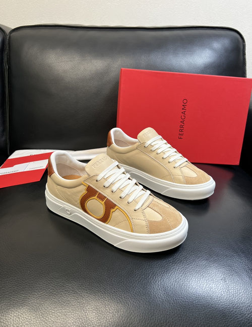 Ferragamo Premium Leather Casual Shoes