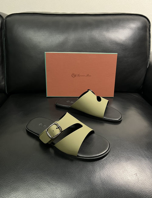 Loro Piana LP Cowhide Upper Comfort Slides