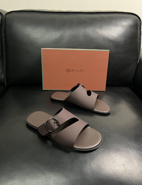 Loro Piana LP Cowhide Upper Comfort Slides