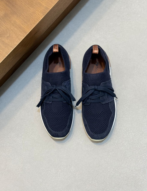 Loro Piana LP Wool Blend Knit Sneakers