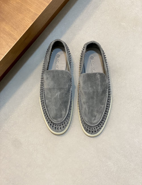 Loro Piana LP Slip-on Woven Loafers Soft Sole