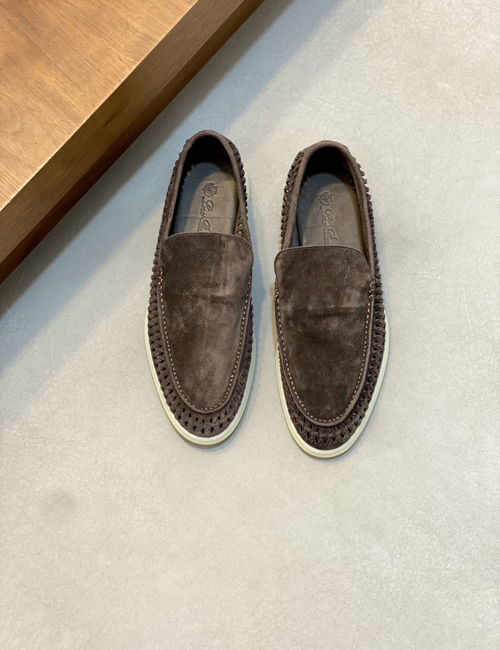 Loro Piana LP Slip-on Woven Loafers Soft Sole