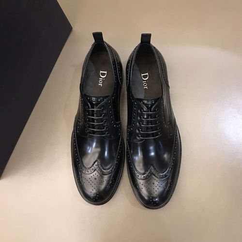 Christian Dior CD Business Casual Leather Shoes