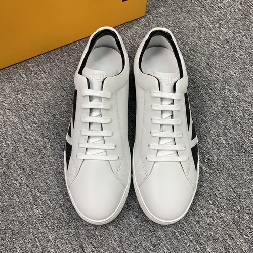 Fendi 3D Printed Leather Sneakers With TPU Sole