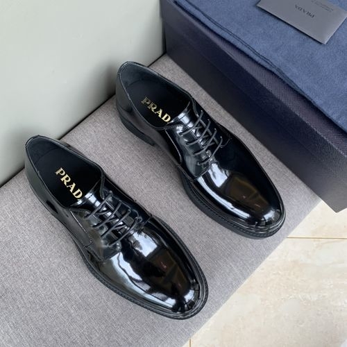 Prada Multicolor Patent Leather Brogue Loafers
