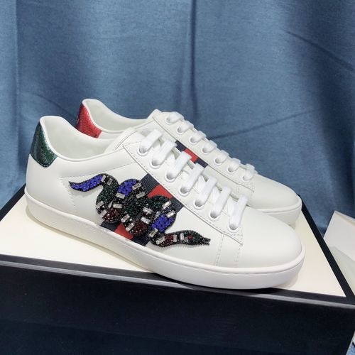 Gucci Classic Sneakers With Full Grain Leather Upper