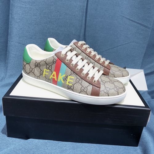 Gucci Classic White Leather Casual Sneakers