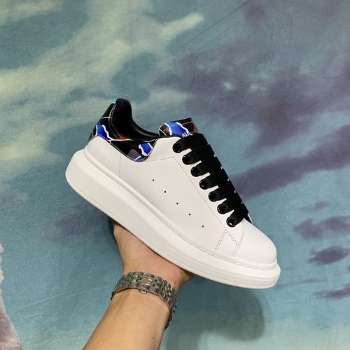 McQueen Top Grade Silk Cowhide Leather Sneakers