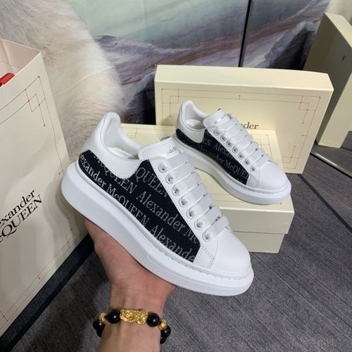 McQueen Top Grade Printed Cowhide Shoes