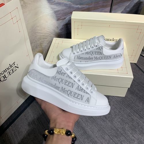 McQueen Top Grade Printed Cowhide Shoes