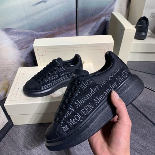McQueen Top Grade Printed Cowhide Shoes