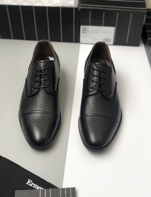 Zegna Lace-Up Leather Dress Shoes Soft Sole