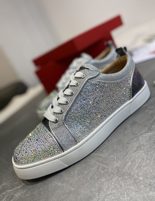 Christian Louboutin Low-top Rhinestone Laser AB Shoes