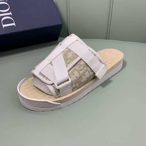 Christian Dior CD Printed Cowhide Slides Premium Quality