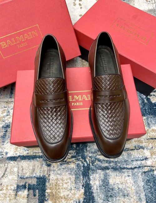 Balmain Leather Sole Formal Leather Shoes